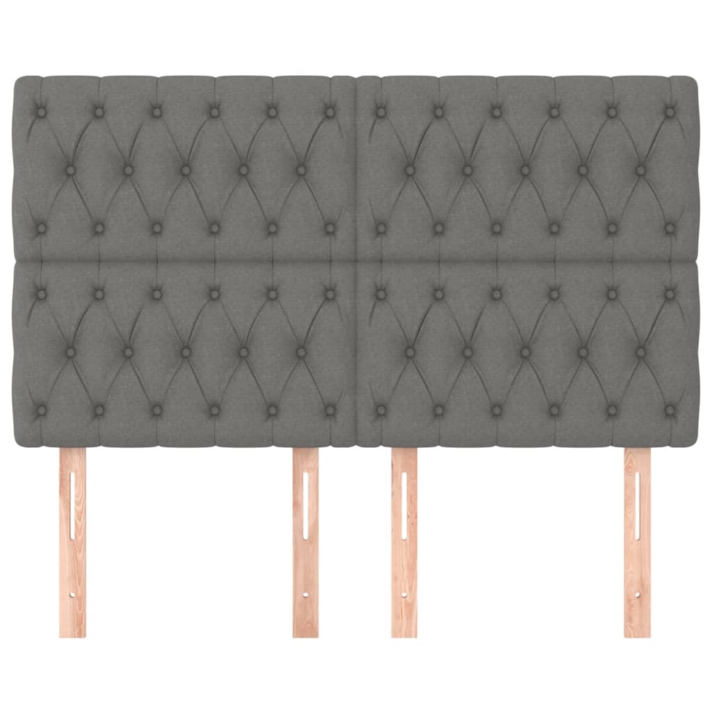 8720287245391_g_en_hd_1 vidaXL Headboards 4 pcs Dark Grey 80 cm Fabric - Image 3