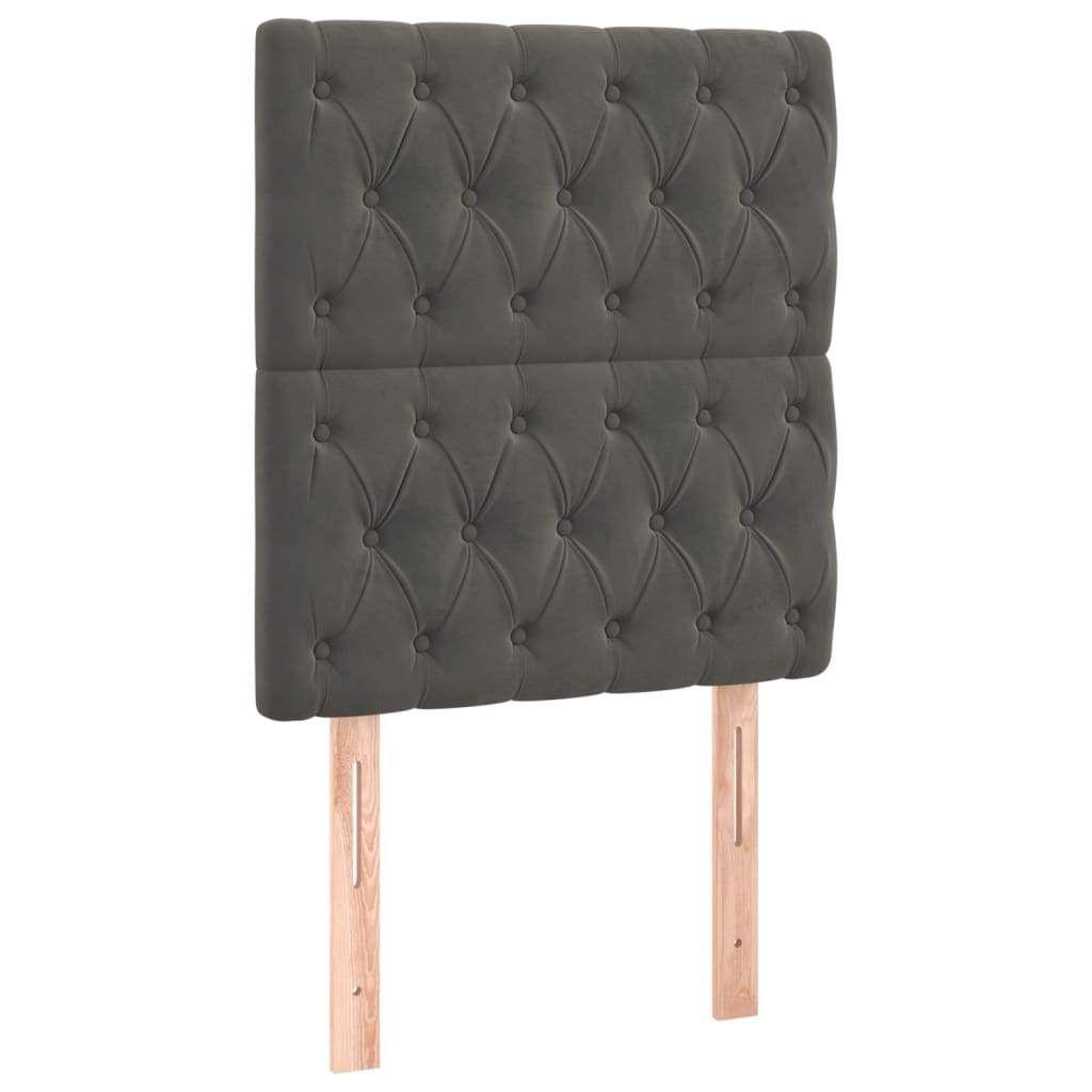 8720287245636_a_en_hd_1 vidaXL Headboards 2 pcs Dark Grey 80 cm Velvet - Image 2
