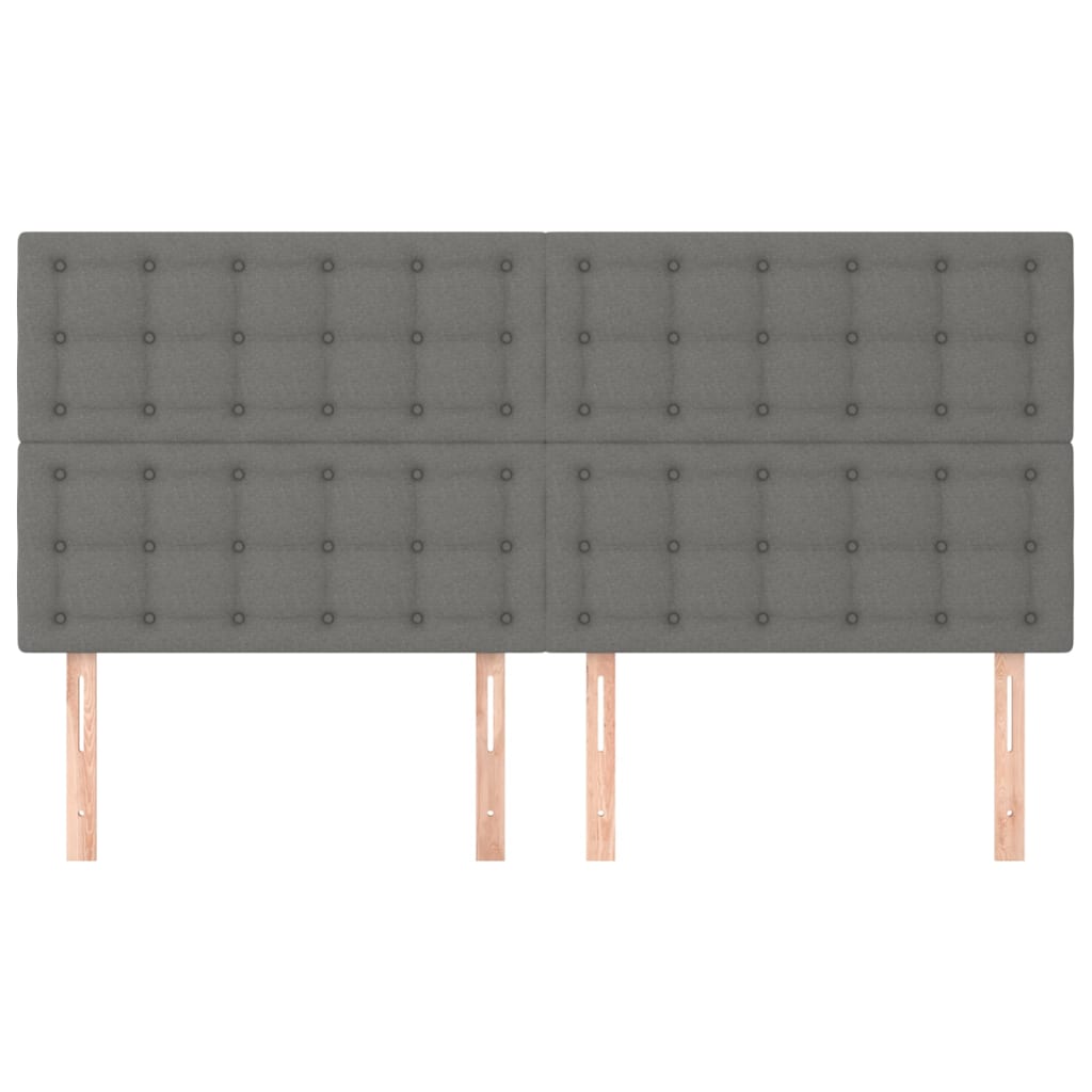 8720287246374_g_en_hd_1 vidaXL Headboards 4 pcs Dark Grey 80 cm Fabric - Image 3