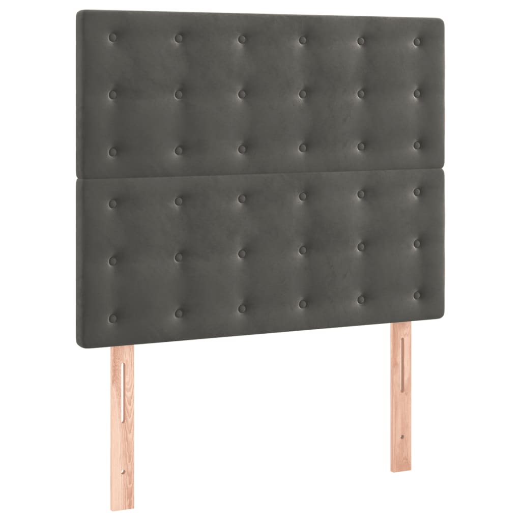 8720287246619_a_en_hd_1 vidaXL Headboards 2 pcs Dark Grey 80 cm Velvet - Image 2
