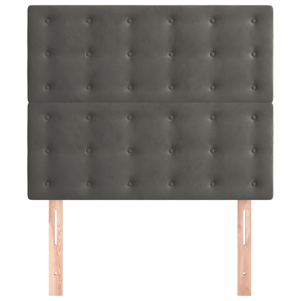 8720287246732_g_en_hd_1 vidaXL Headboards 2 pcs Dark Grey 100x5x78/88 cm Velvet - Image 3