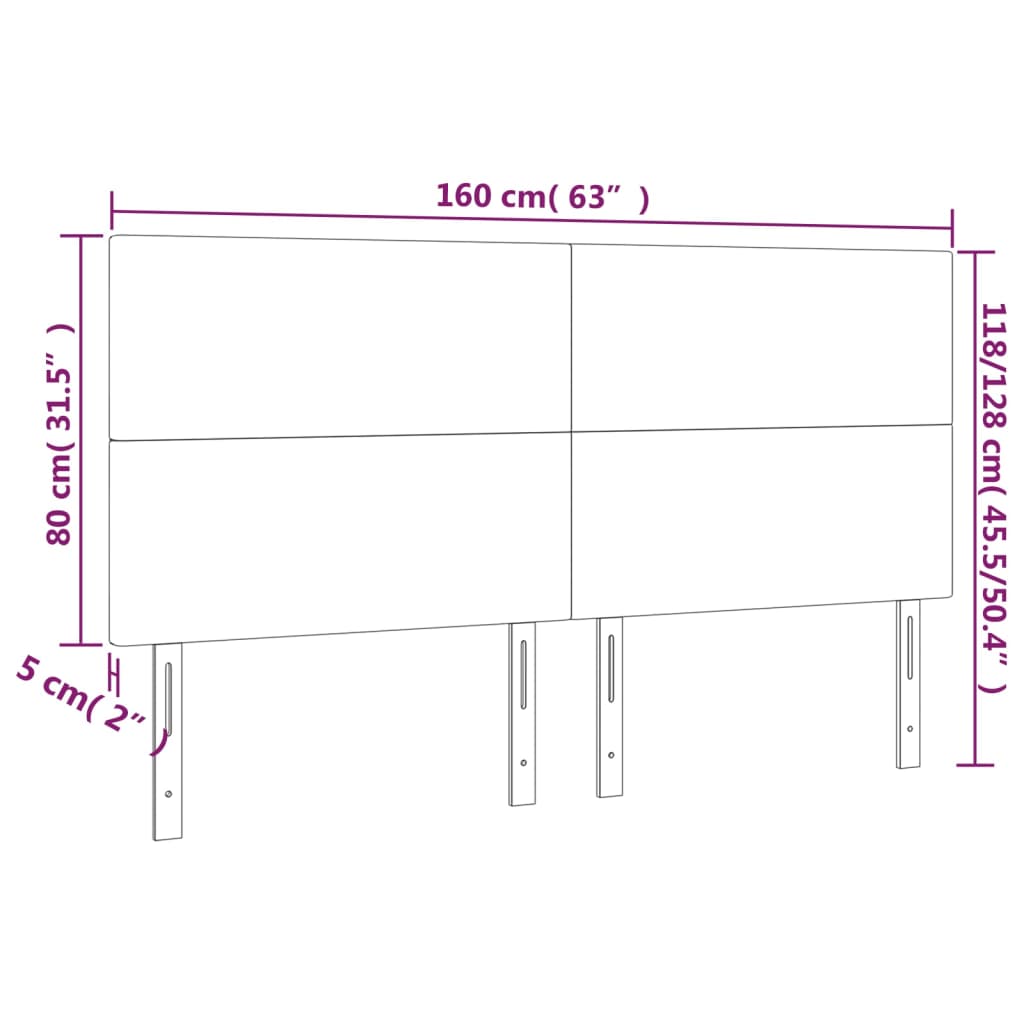 8720287288848_g_en_hd_4 vidaXL LED Headboard Black 160x5x118/128 cm Faux Leather - Image 6