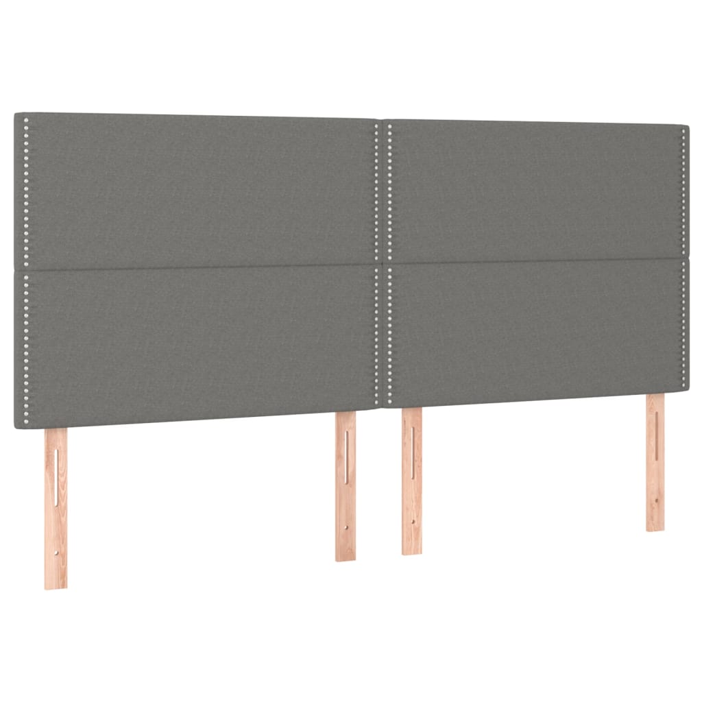 8720287289357_g_en_hd_2 vidaXL LED Headboard Dark Grey 160 cm Fabric - Image 4