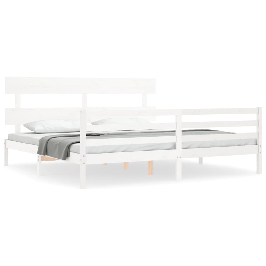 8720845402778_a_en_hd_1 vidaXL Bed Frame without Mattress White 183x203 cm King Solid Wood - Image 2