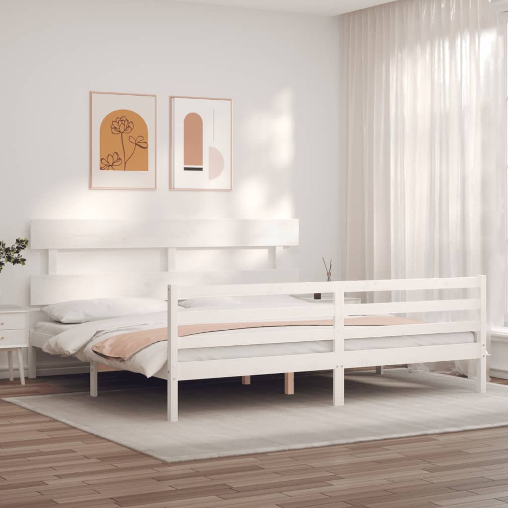 8720845402778_g_en_hd_1 vidaXL Bed Frame without Mattress White 183x203 cm King Solid Wood - Image 3