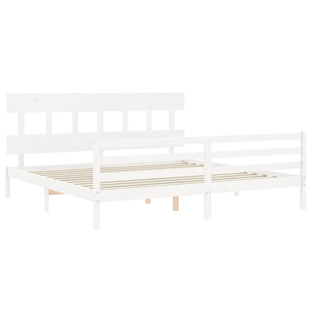 8720845403423_g_en_hd_3 vidaXL Bed Frame without Mattress White 183x203 cm King Solid Wood - Image 5