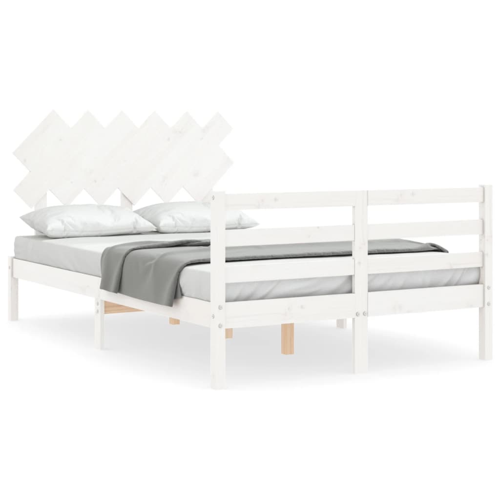 8720845404321_a_en_hd_1 vidaXL Bed Frame without Mattress White 135x190 cm Solid Wood - Image 2
