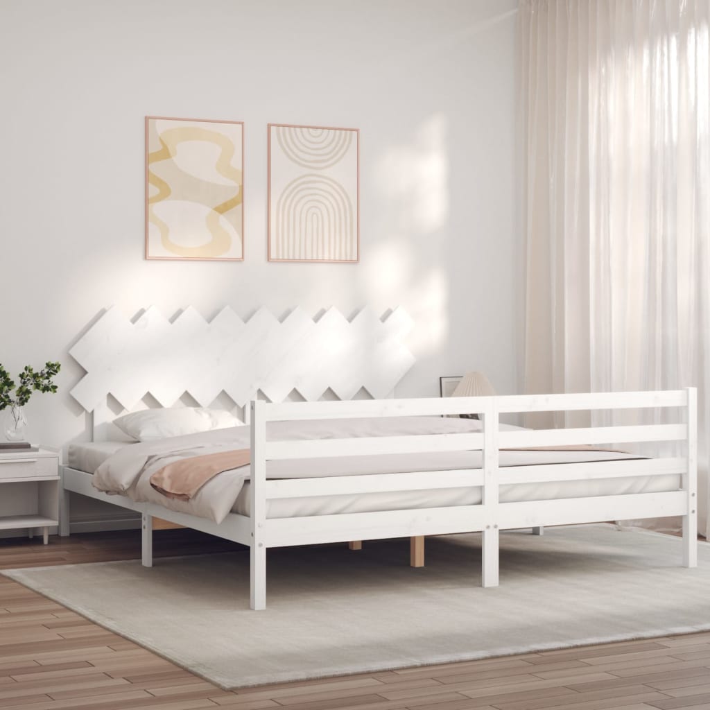 8720845404727_g_en_hd_1 vidaXL Bed Frame without Mattress White 183x203 cm King Solid Wood - Image 3