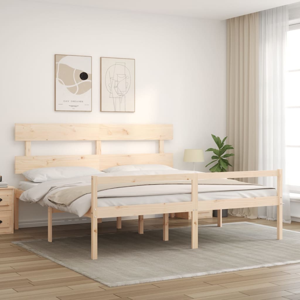 8720845405366_g_en_hd_1 vidaXL Senior Bed without Mattress 183x203 cm King Solid Wood - Image 3
