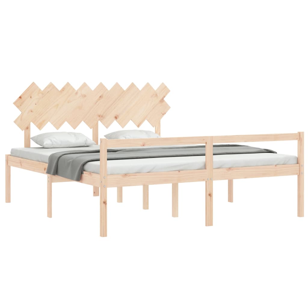 8720845407315_g_en_hd_2 vidaXL Senior Bed without Mattress 183x203 cm King Solid Wood - Image 4