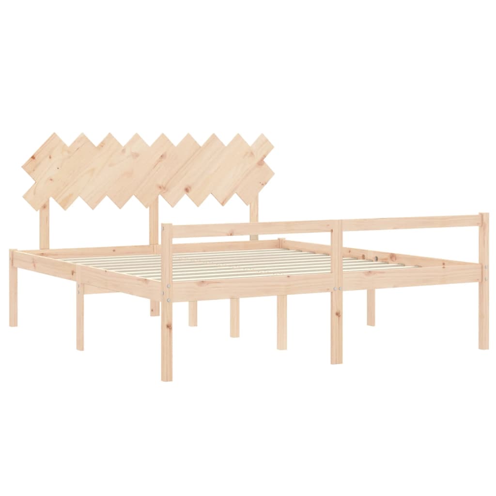 8720845407315_g_en_hd_3 vidaXL Senior Bed without Mattress 183x203 cm King Solid Wood - Image 5