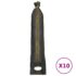 vidaXL Sandbags 10 pcs Dark Green 103x25 cm HDPE - Image 2