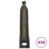 vidaXL Sandbags 50 pcs Dark Green 103x25 cm HDPE - Image 2