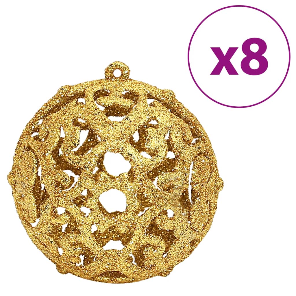 8720845408084_g_en_hd_3 vidaXL Christmas Baubles 100 pcs Gold and Wine Red 3 / 4 / 6 cm - Image 4