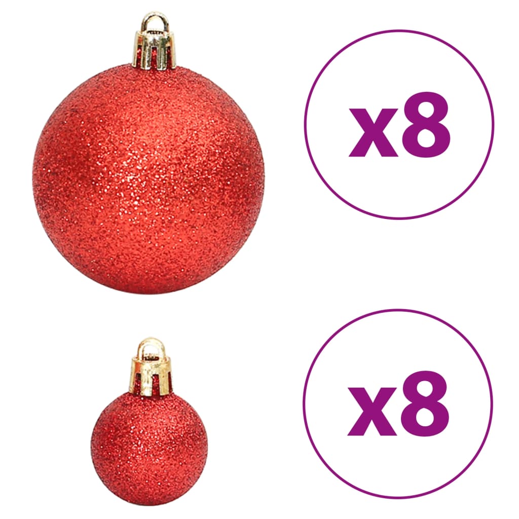 8720845408084_g_en_hd_5 vidaXL Christmas Baubles 100 pcs Gold and Wine Red 3 / 4 / 6 cm - Image 6