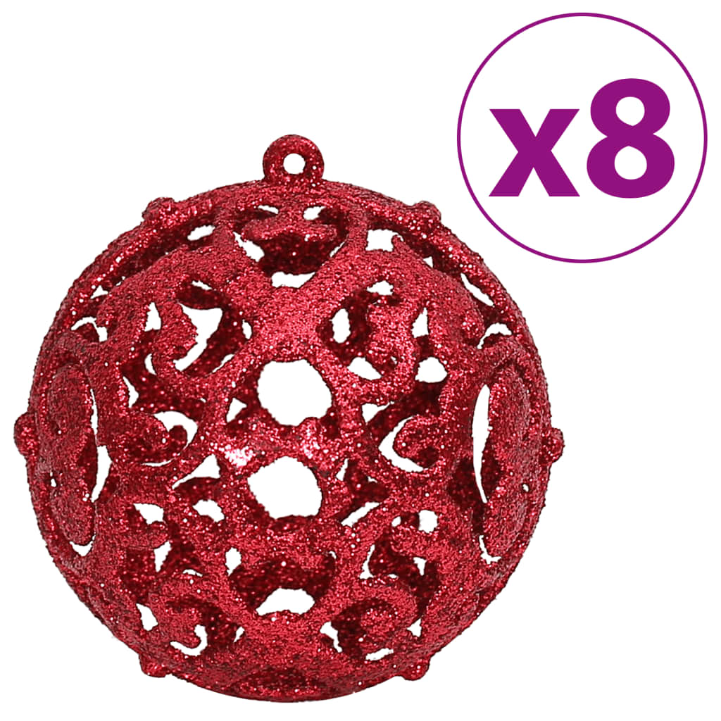 8720845408107_g_en_hd_3 vidaXL Christmas Baubles 100 pcs Wine Red 3 / 4 / 6 cm - Image 5