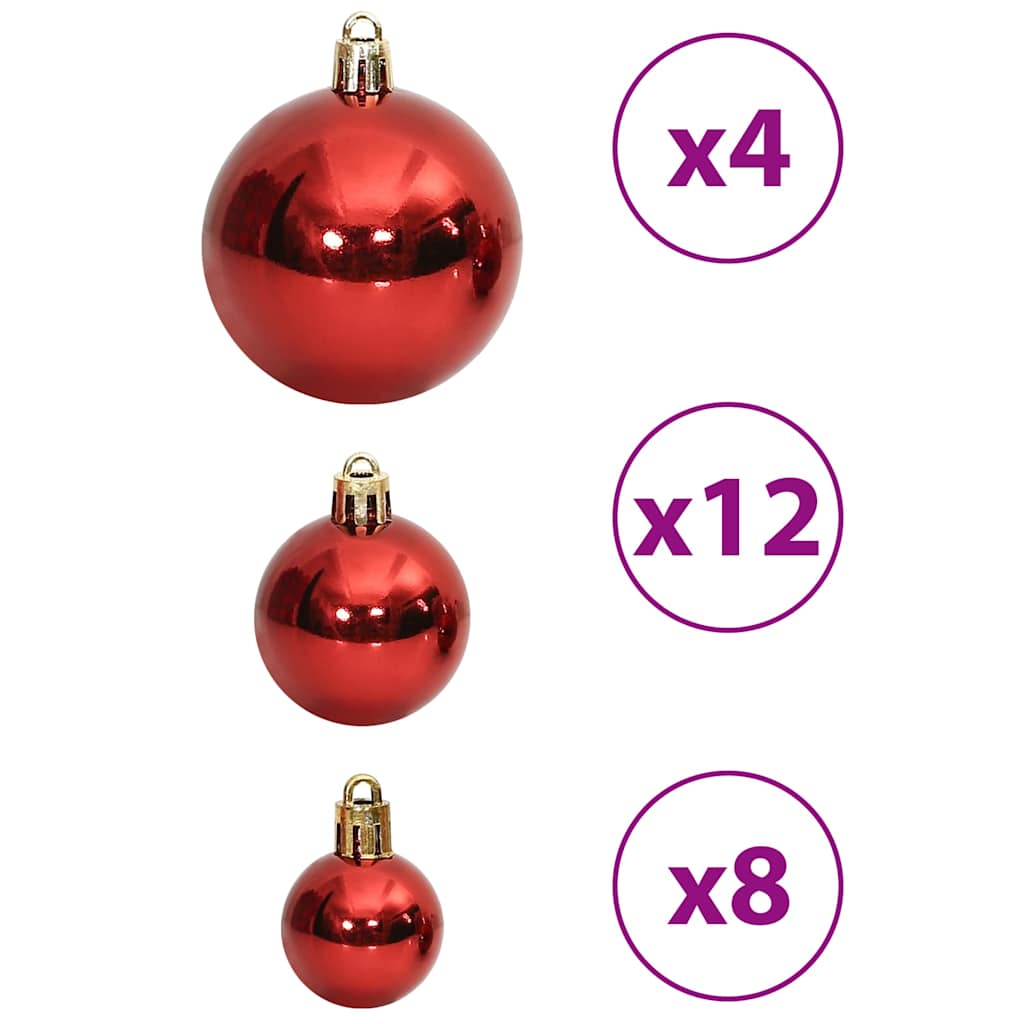 8720845408107_g_en_hd_4 vidaXL Christmas Baubles 100 pcs Wine Red 3 / 4 / 6 cm - Image 6