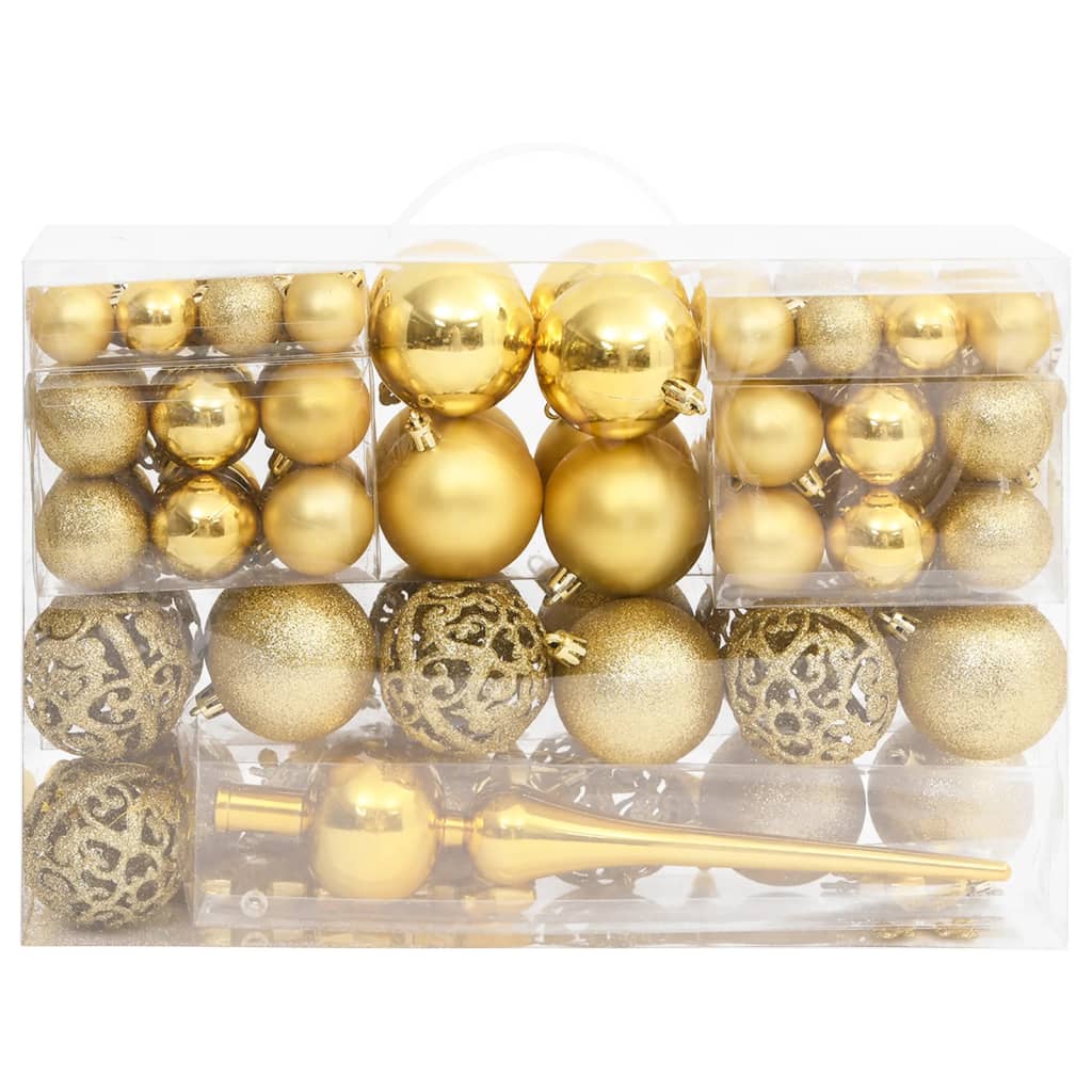 8720845408114_g_en_hd_2 vidaXL 111 Piece Christmas Bauble Set Gold Polystyrene - Image 4