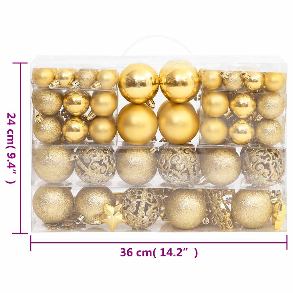 8720845408114_g_en_hd_9 vidaXL 111 Piece Christmas Bauble Set Gold Polystyrene - Image 11