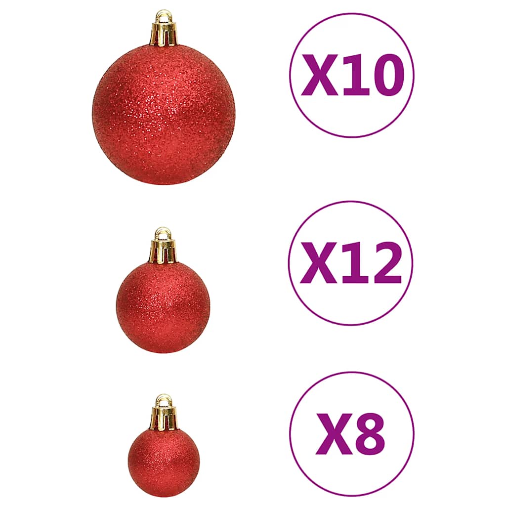 8720845408121_g_en_hd_3 vidaXL 111 Piece Christmas Bauble Set Red Polystyrene - Image 4