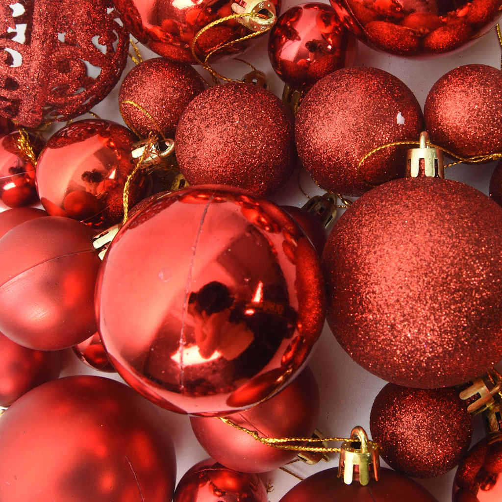 8720845408121_g_en_hd_8 vidaXL 111 Piece Christmas Bauble Set Red Polystyrene - Image 9