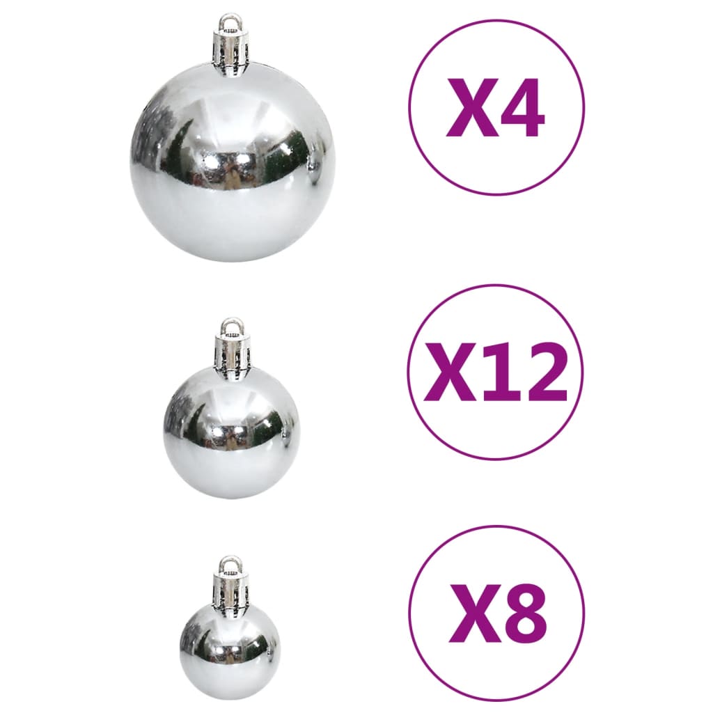 8720845408138_g_en_hd_5 vidaXL 111 Piece Christmas Bauble Set Silver Polystyrene - Image 7
