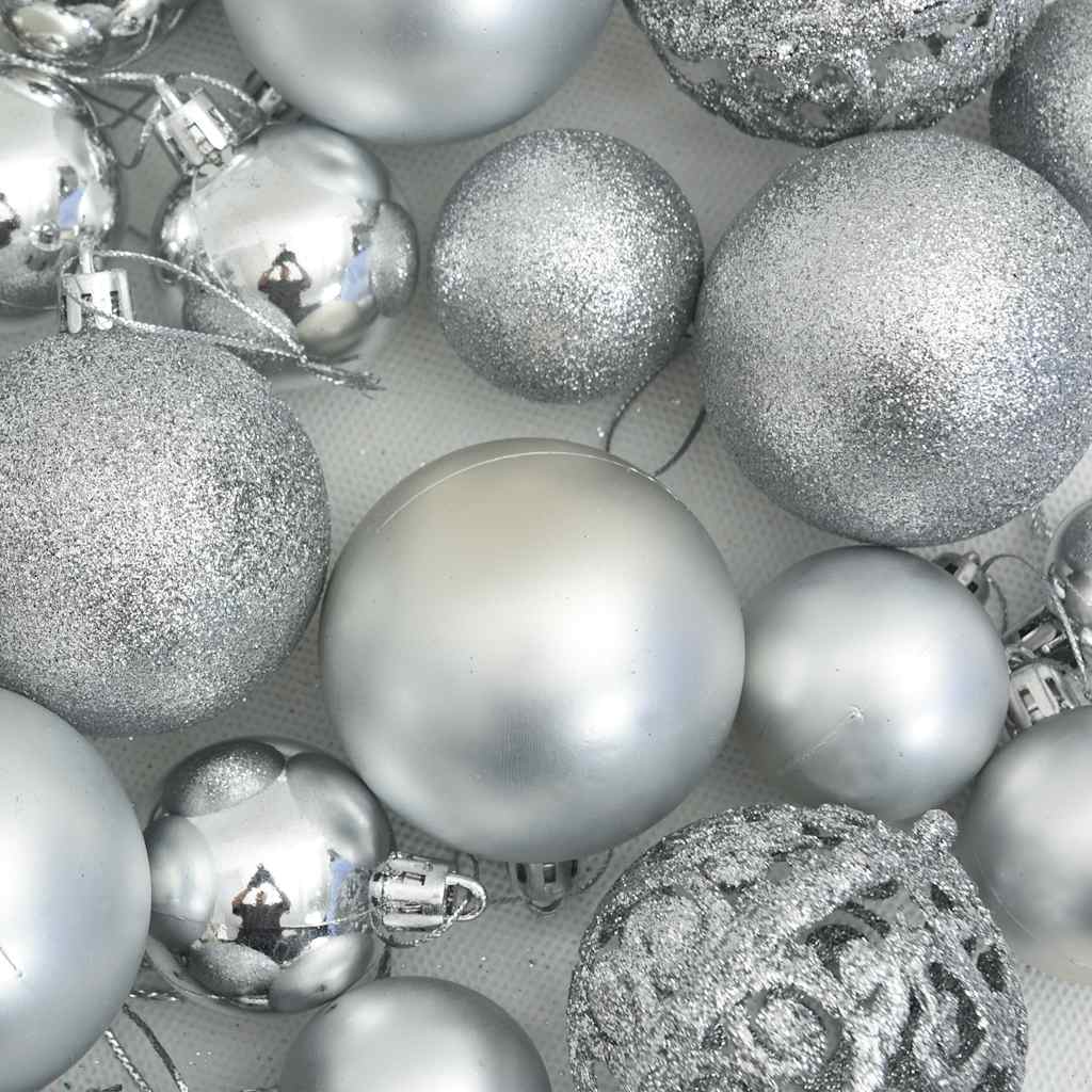 8720845408138_g_en_hd_8 vidaXL 111 Piece Christmas Bauble Set Silver Polystyrene - Image 10