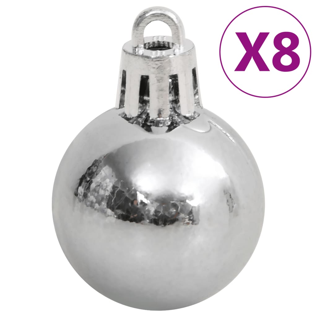 8720845408152_g_en_hd_4 vidaXL 111 Piece Christmas Bauble Set White and Grey Polystyrene - Image 6