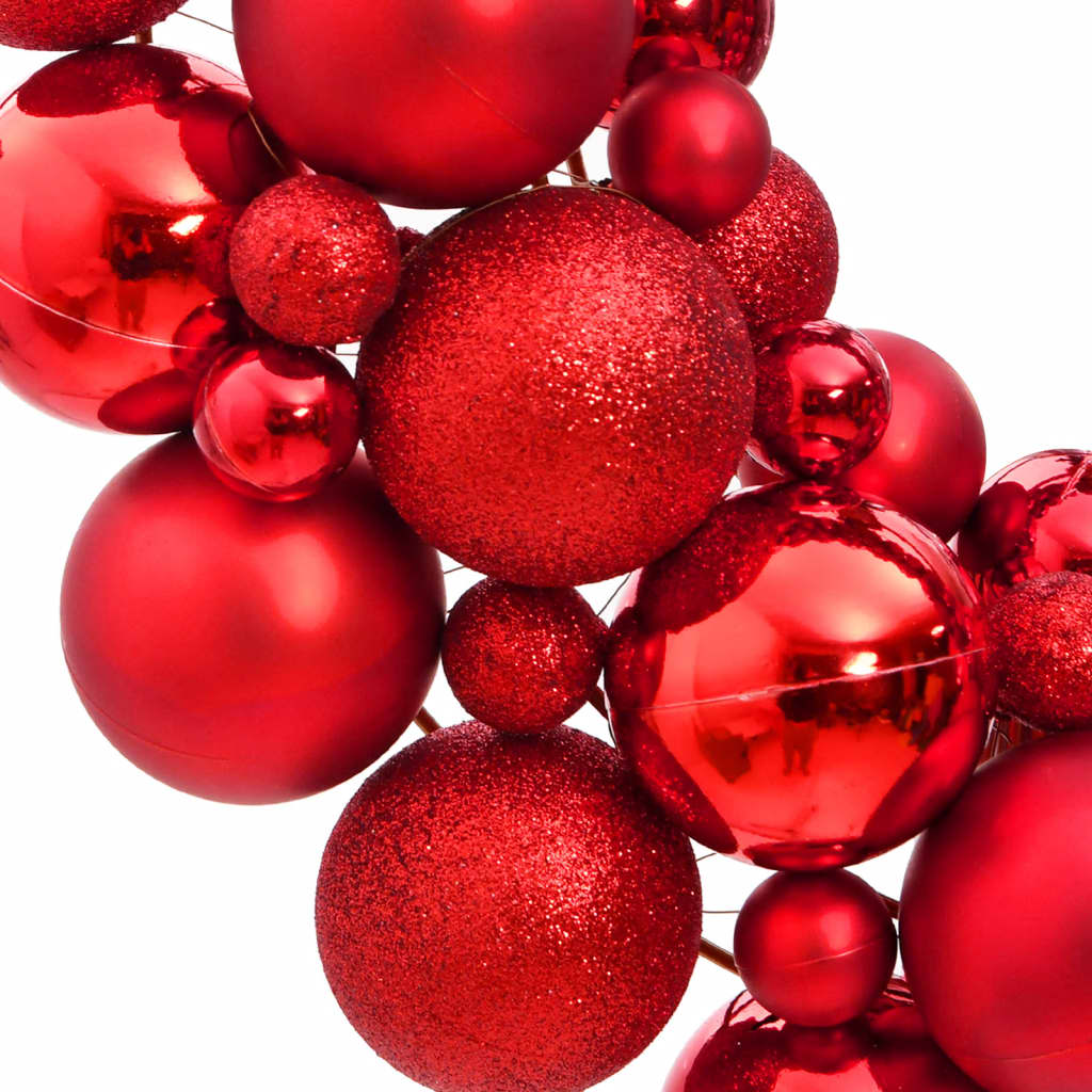 8720845408237_g_en_hd_2 vidaXL Christmas Wreath Red 45 cm Polystyrene - Image 3