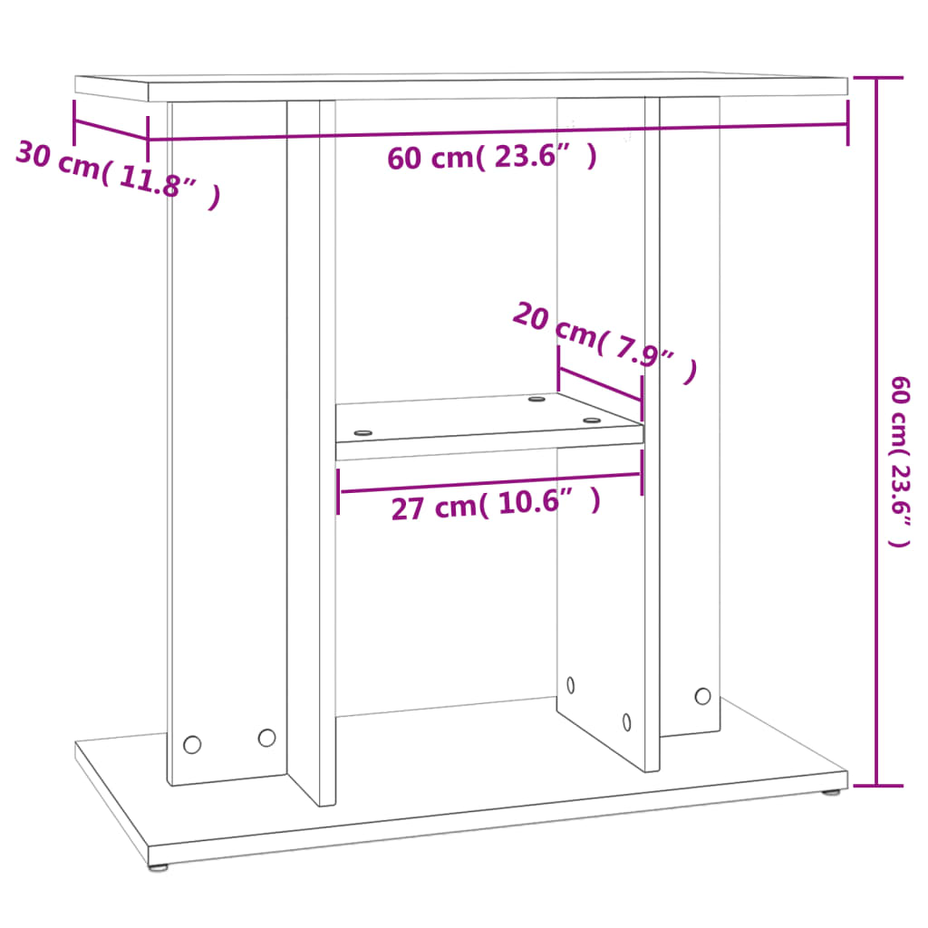 8720845417727_g_en_hd_6 vidaXL Aquarium Stand Sonoma Oak 60x30x60 cm Engineered Wood - Image 9