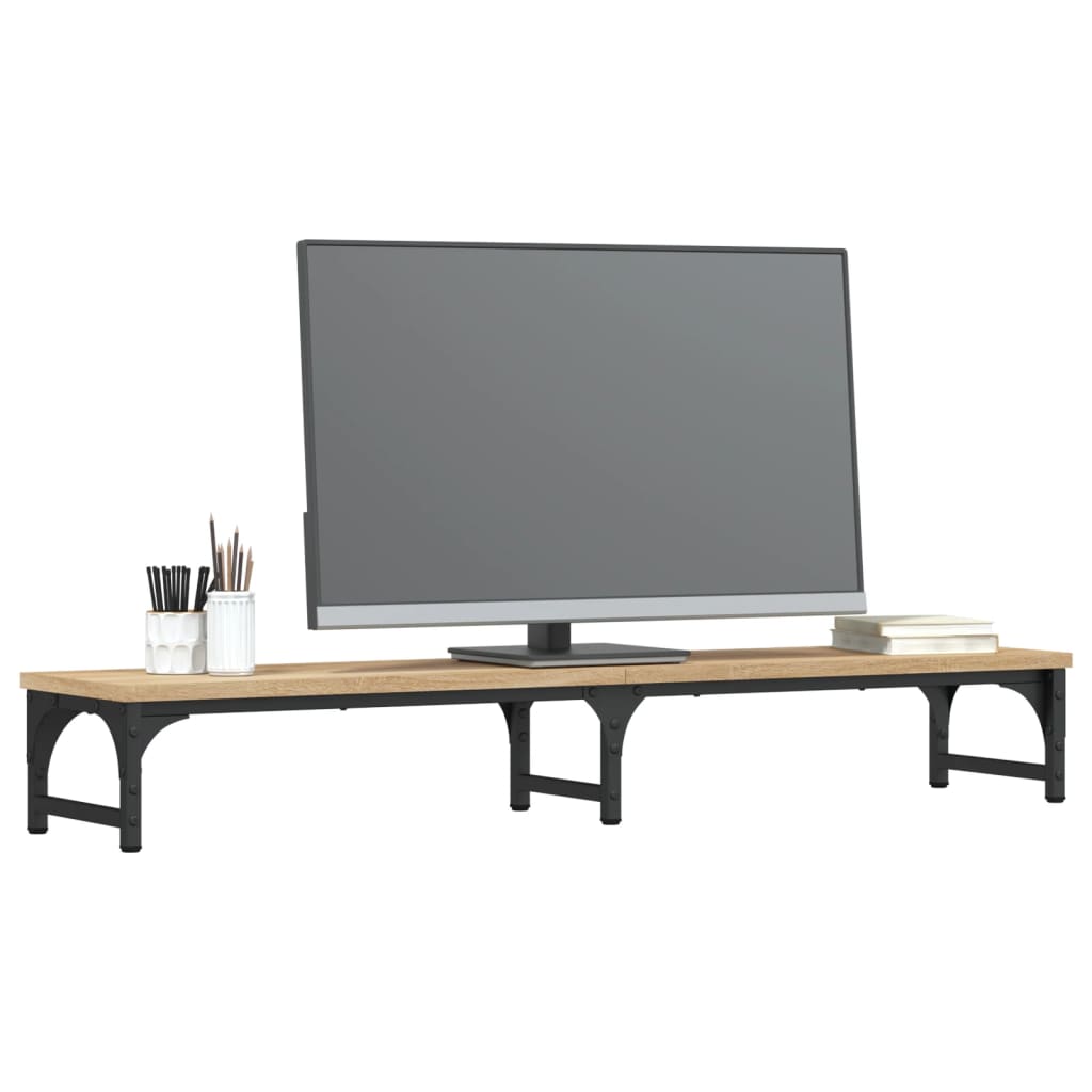 8720845419622_g_en_hd_1 vidaXL Monitor Stand Sonoma Oak 105x23x15.5 cm Engineered Wood - Image 3