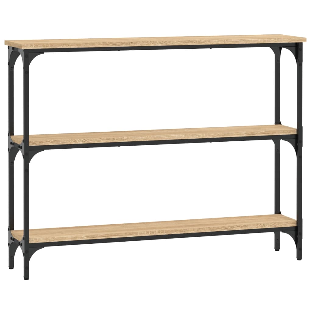 8720845419776_a_en_hd_1 vidaXL Console Table Sonoma Oak 100x22.5x75 cm Engineered Wood - Image 2