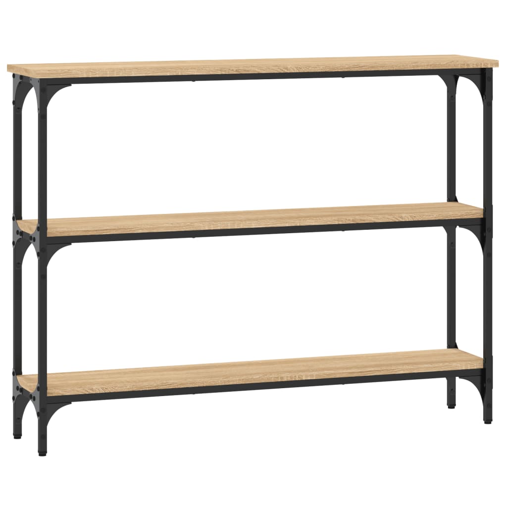 8720845419776_g_en_hd_4 vidaXL Console Table Sonoma Oak 100x22.5x75 cm Engineered Wood - Image 7