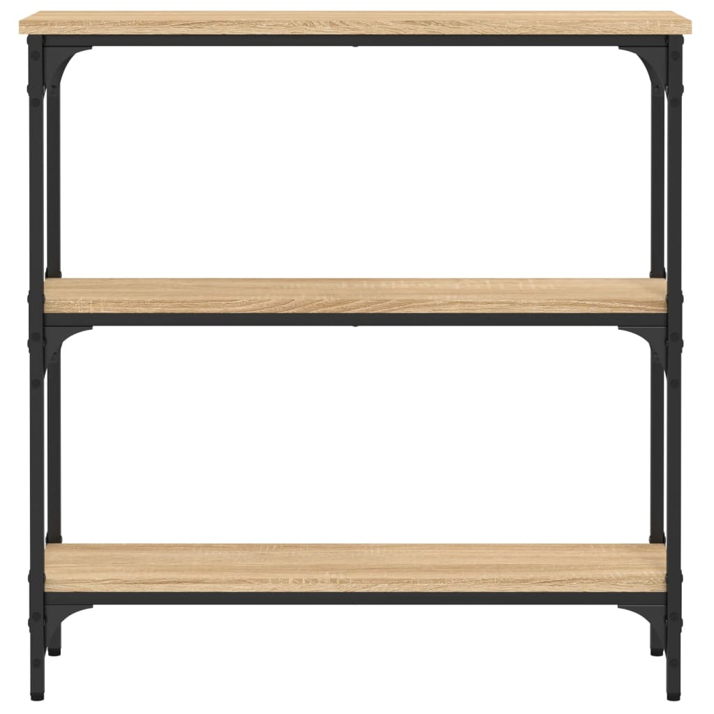 8720845419820_g_en_hd_2 vidaXL Console Table Sonoma Oak 75x22.5x75 cm Engineered Wood - Image 5
