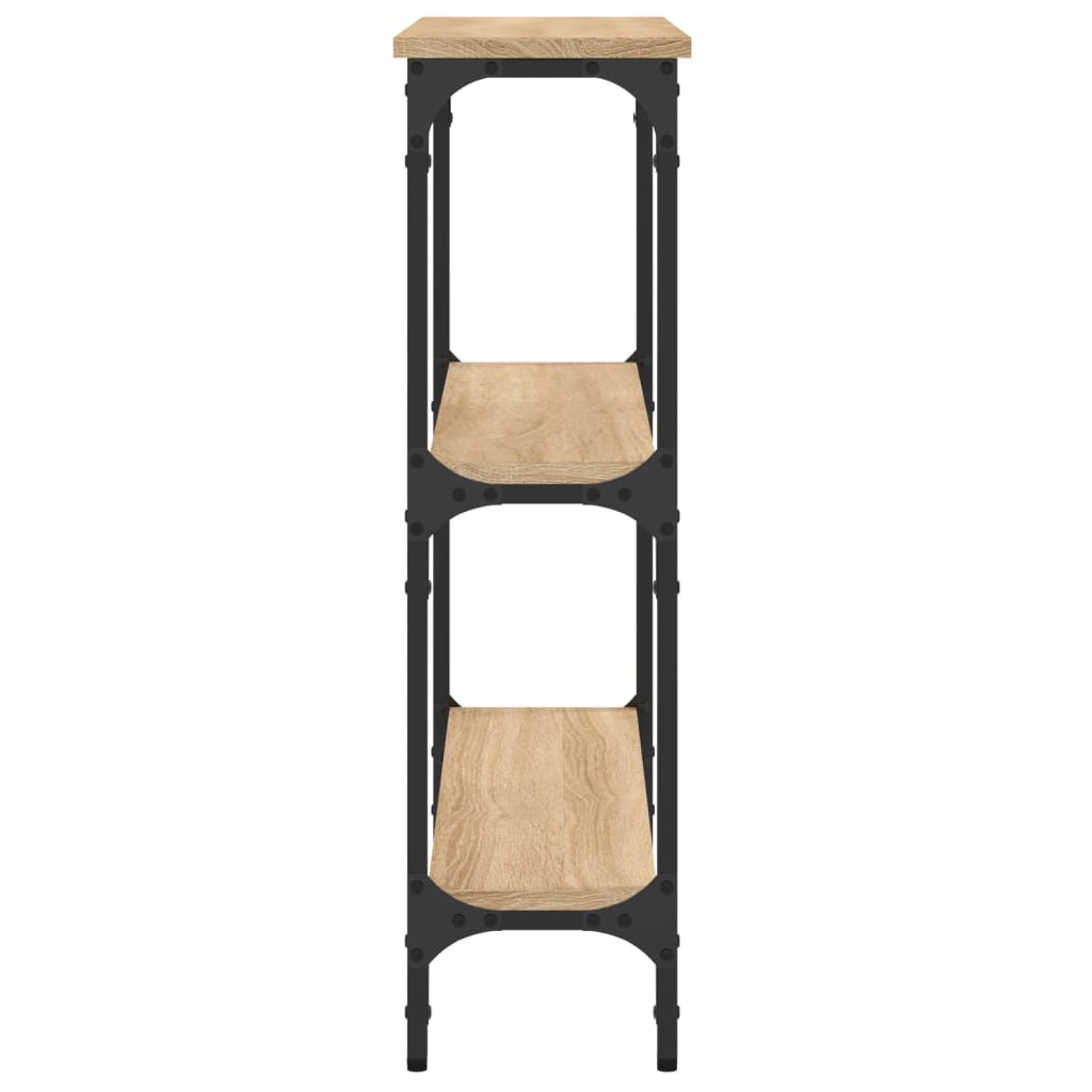 8720845419820_g_en_hd_3 vidaXL Console Table Sonoma Oak 75x22.5x75 cm Engineered Wood - Image 6