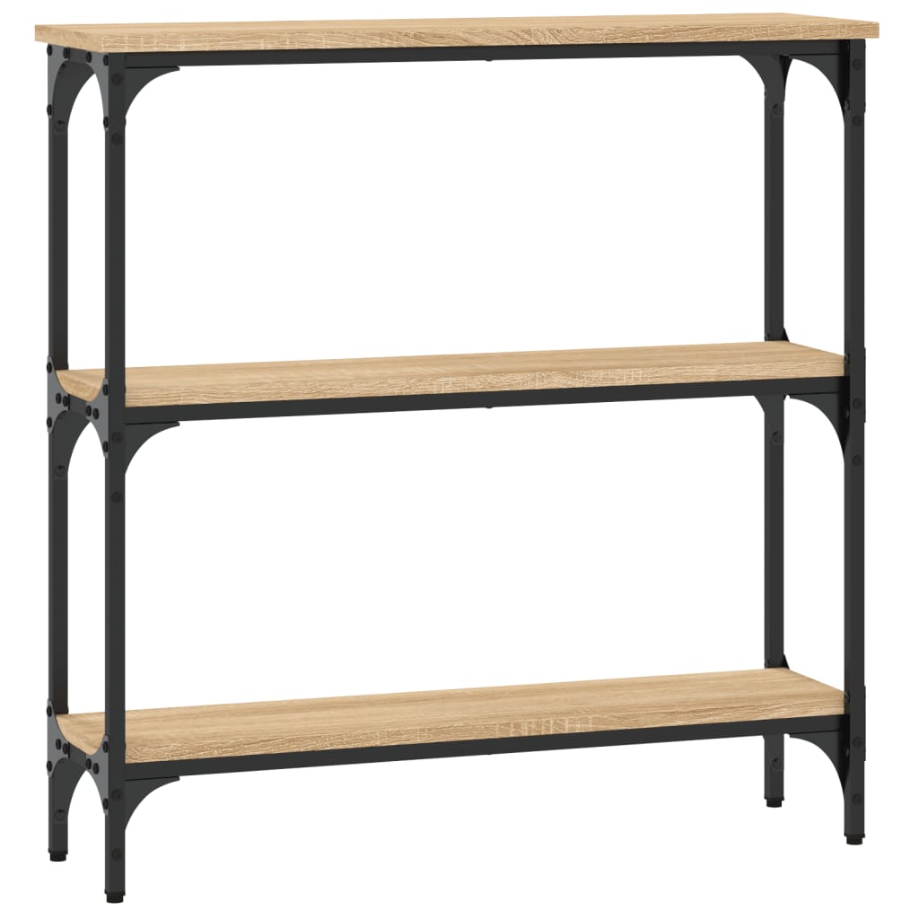 8720845419820_g_en_hd_4 vidaXL Console Table Sonoma Oak 75x22.5x75 cm Engineered Wood - Image 7