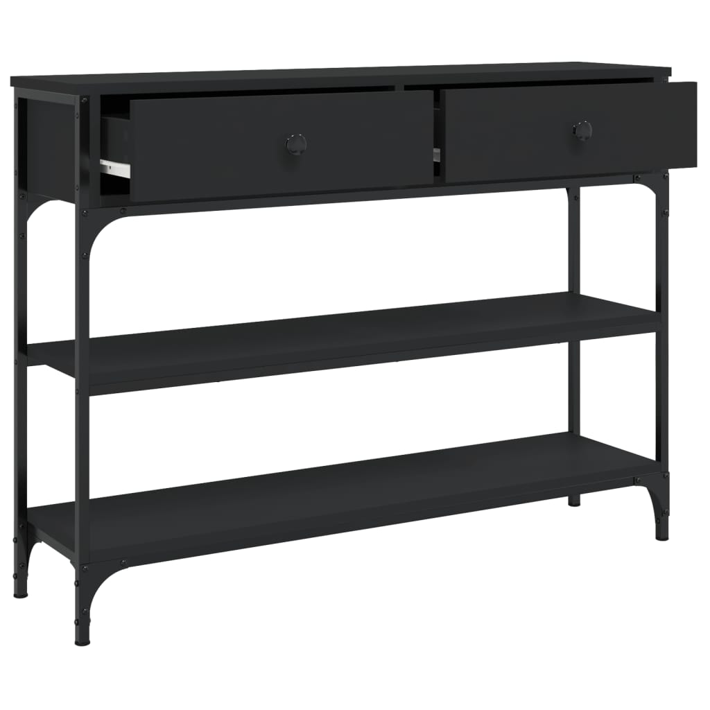 8720845421311_g_en_hd_3 vidaXL Console Table Black 100x25x75 cm Engineered Wood - Image 6