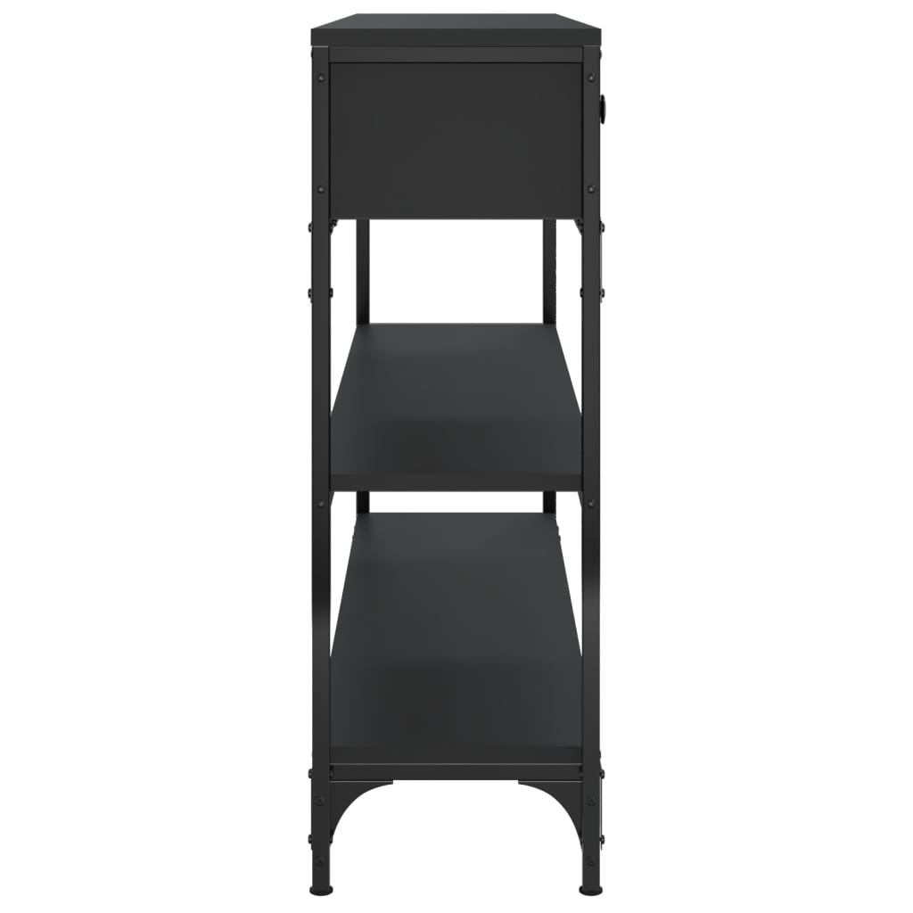 8720845421311_g_en_hd_5 vidaXL Console Table Black 100x25x75 cm Engineered Wood - Image 8