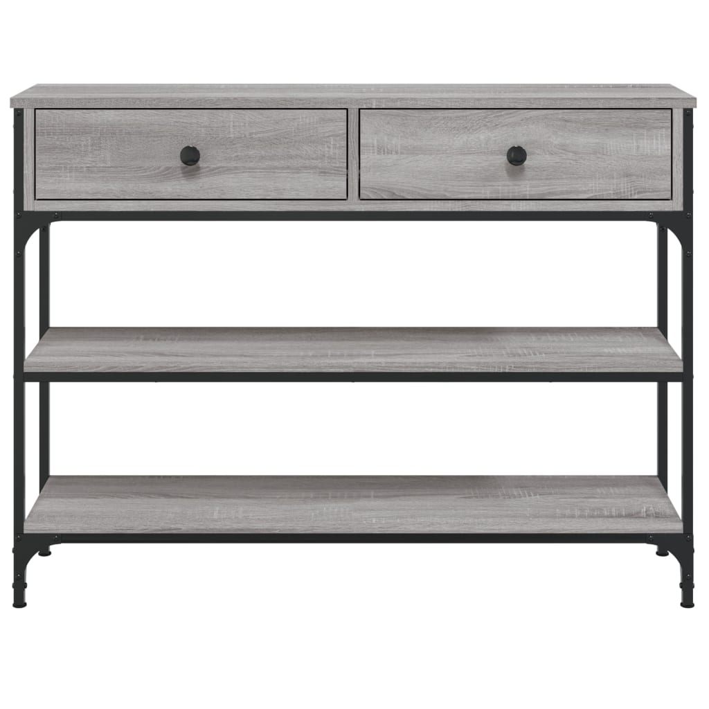 8720845421342_g_en_hd_4 vidaXL Console Table Grey Sonoma 100x25x75 cm Engineered Wood - Image 7