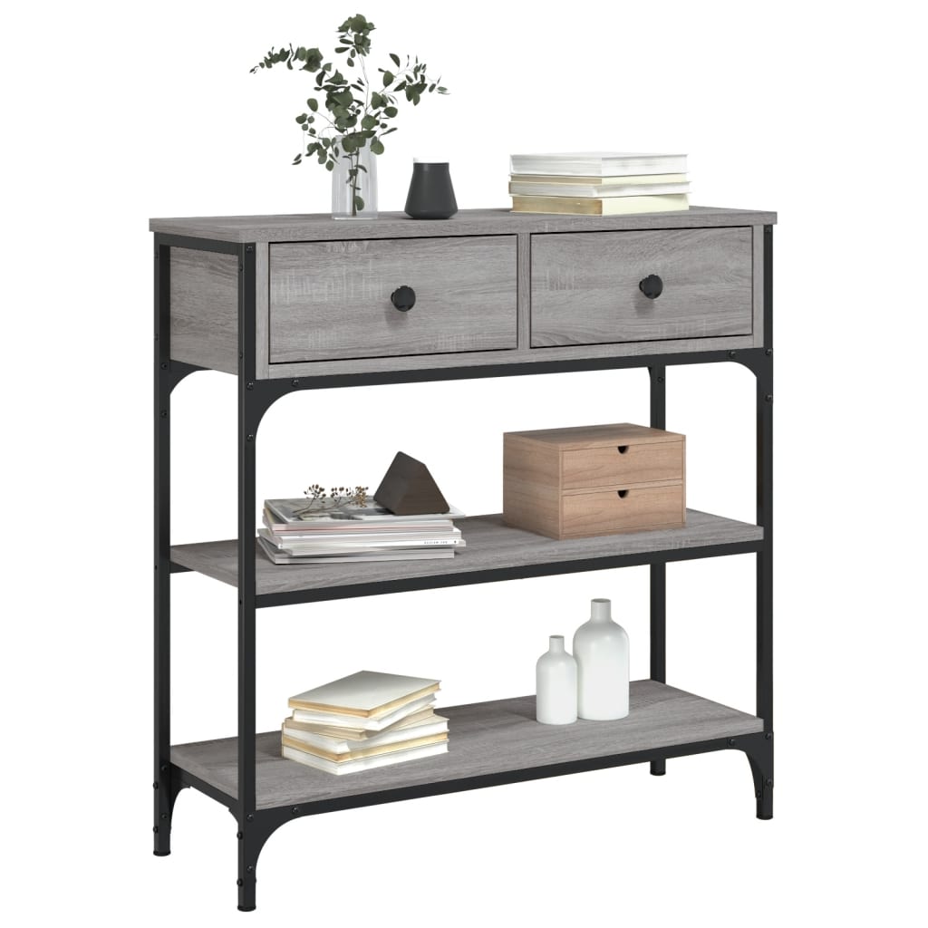 8720845421397_g_en_hd_1 vidaXL Console Table Grey Sonoma 72.5x25x75 cm Engineered Wood - Image 4