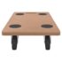 vidaXL Dolly Trolleys 6 pcs Rectangular Engineered Wood - Image 4