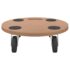 vidaXL Dolly Trolleys 2 pcs Round Engineered Wood - Image 4