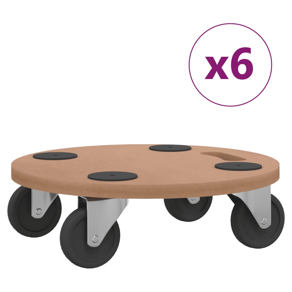 8720845431921_a_en_hd_1 vidaXL Dolly Trolleys 6 pcs Round Engineered Wood - Image 2