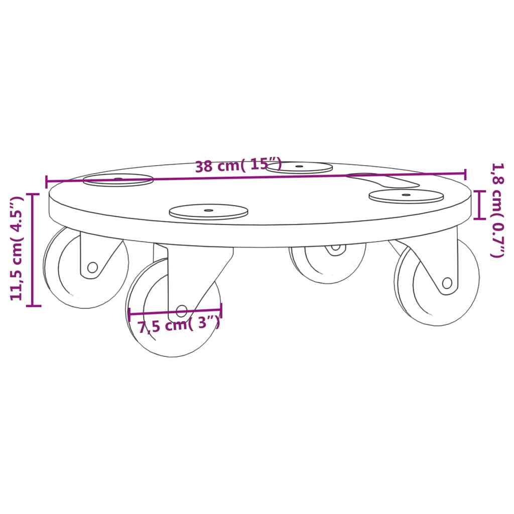 8720845431921_g_en_hd_7 vidaXL Dolly Trolleys 6 pcs Round Engineered Wood - Image 9