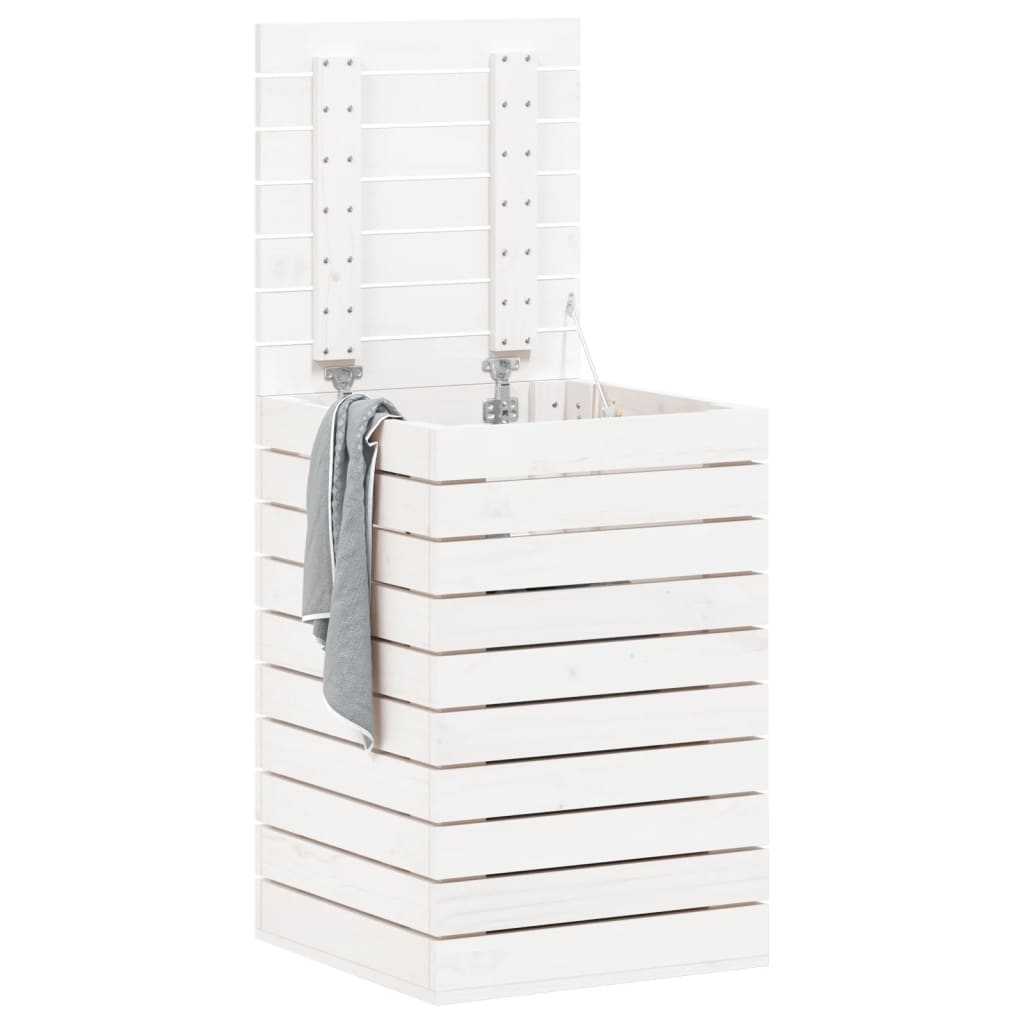 8720845433369_g_en_hd_1 vidaXL Laundry Basket White 44x44x66 cm Solid Wood Pine - Image 3