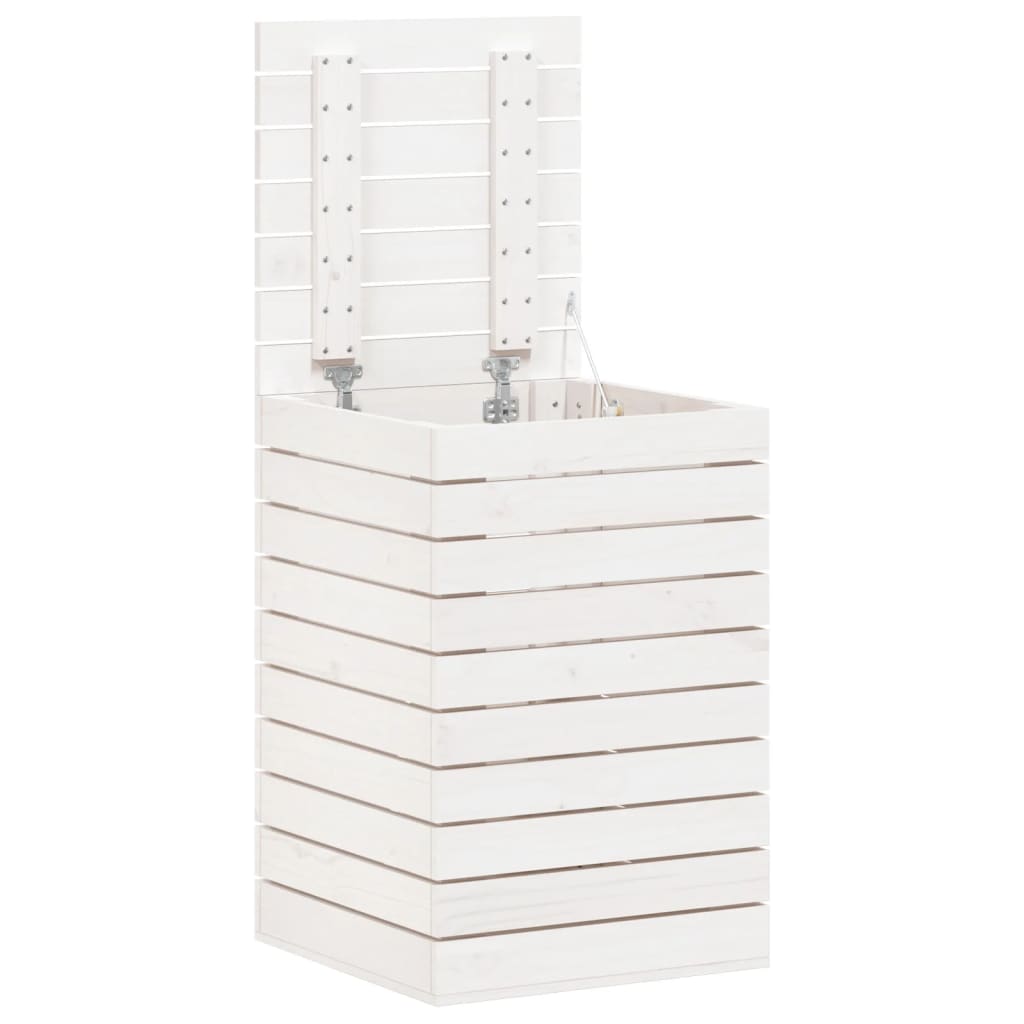 8720845433369_g_en_hd_2 vidaXL Laundry Basket White 44x44x66 cm Solid Wood Pine - Image 4