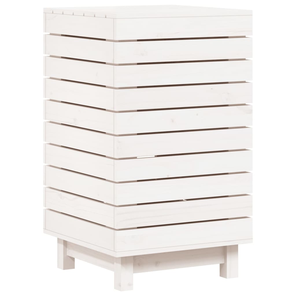 8720845433406_a_en_hd_1 vidaXL Laundry Basket White 44x44x76 cm Solid Wood Pine - Image 2
