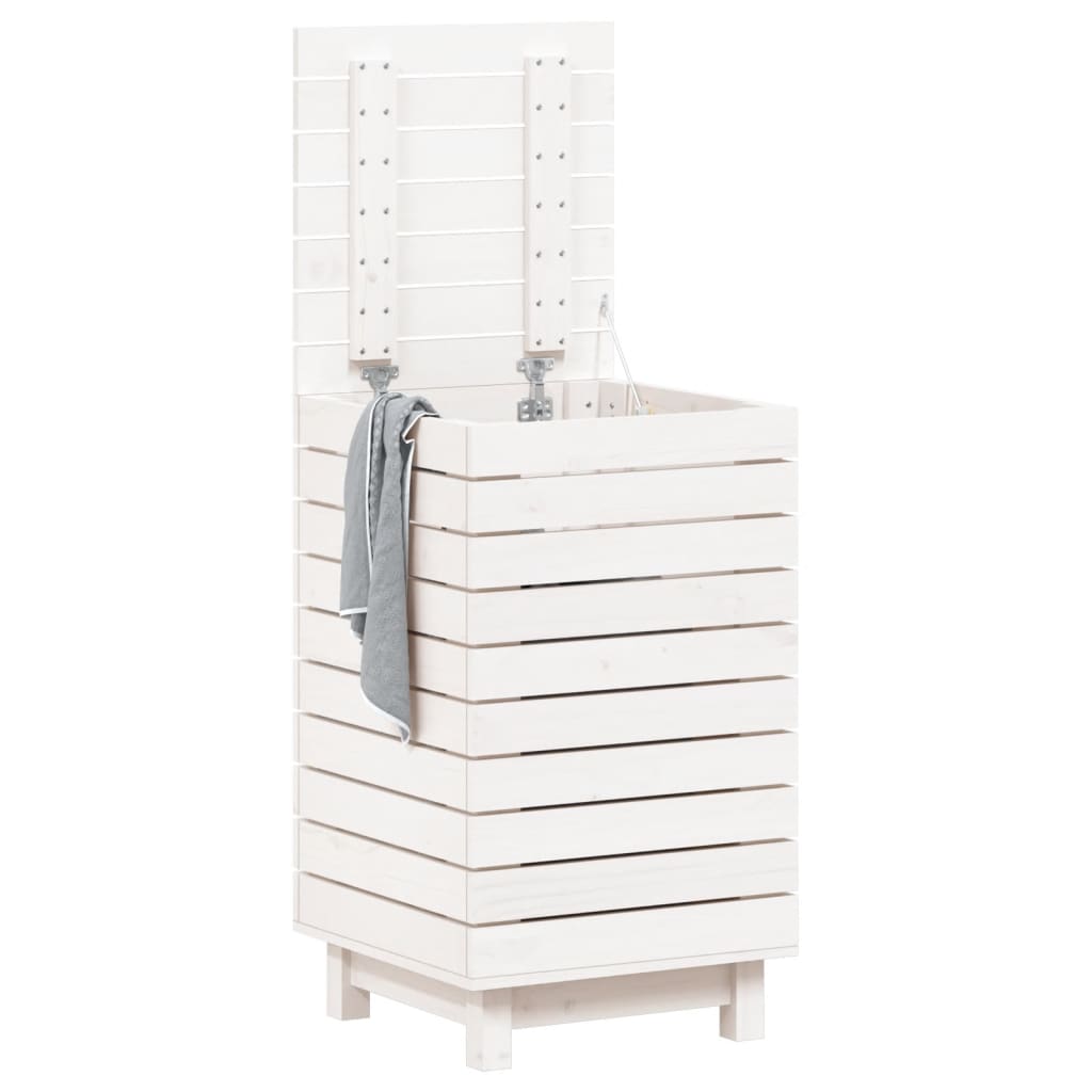 8720845433406_g_en_hd_1 vidaXL Laundry Basket White 44x44x76 cm Solid Wood Pine - Image 3