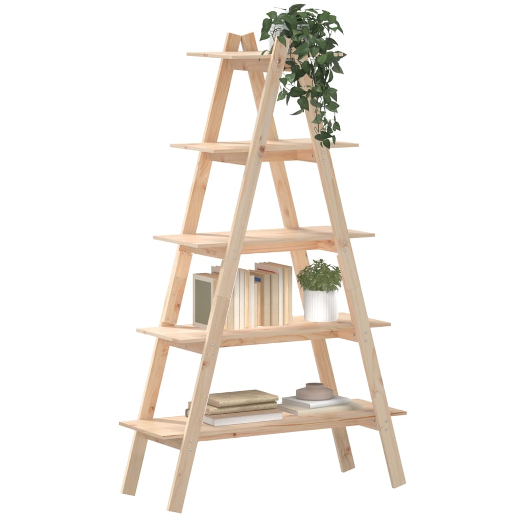 8720845433499_g_en_hd_1 vidaXL 5-Tier Shelf A-shape 110x40x180.5 cm Solid Wood Pine - Image 4