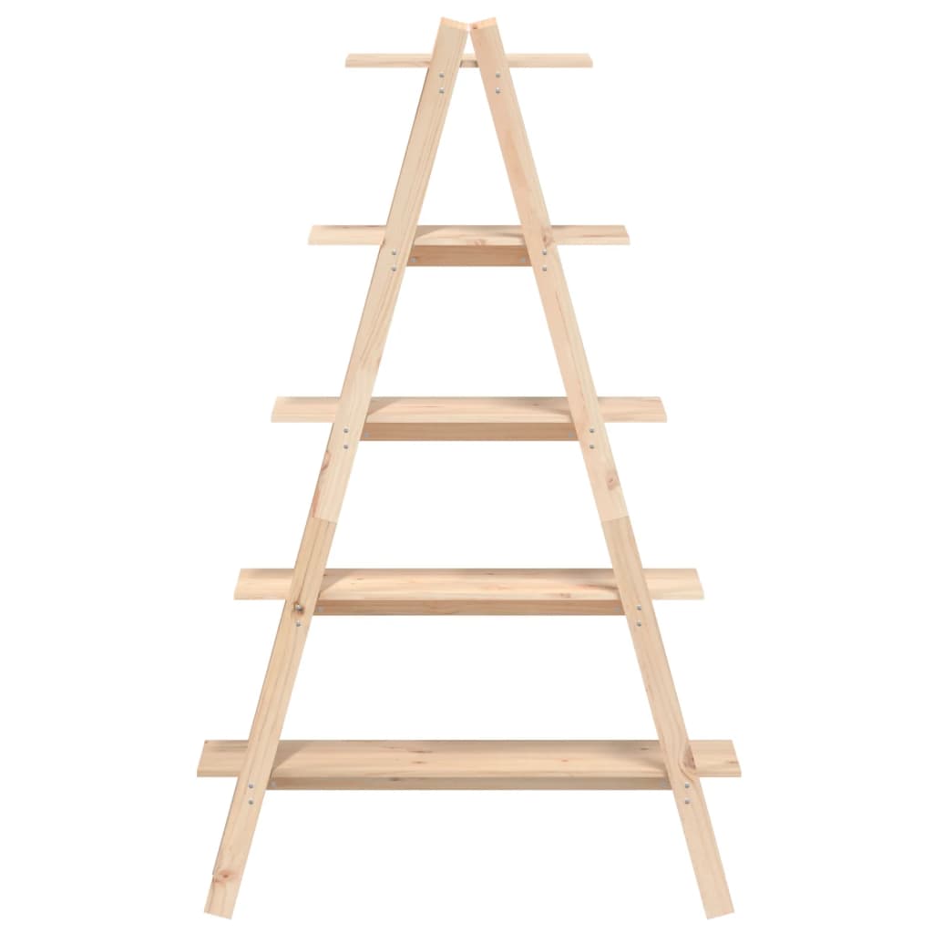 8720845433499_g_en_hd_2 vidaXL 5-Tier Shelf A-shape 110x40x180.5 cm Solid Wood Pine - Image 5